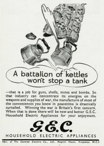 Factories Prints: Advert for The General Electric Company 1943