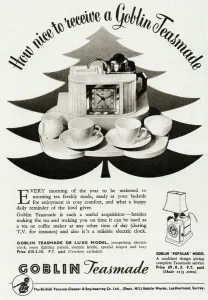 Accessories Prints: Advert for Goblin teasmade 1954