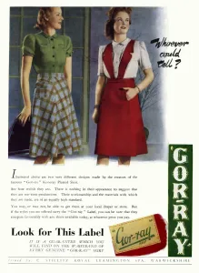 Tweed Prints: Advert for Gor-ray Koneray 1942
