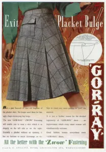 Pocket Prints: Advert for Gor-ray Koneray pocket skirts 1943