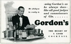 Alcohol Prints: Advert for Gordons Gin 1929