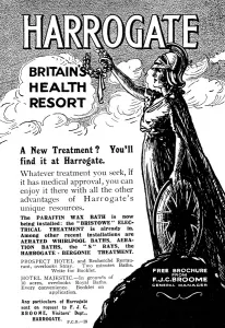 Britannia Prints: Advertisement for Harrogate Spa, 1918