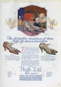 Shoes Prints: Advertisement for High Life Shoe Company