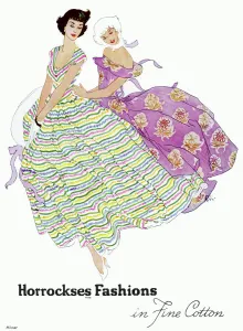 Fashion Prints: Advert for Horrockses Fashions 1949