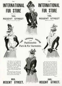 Store Prints: Advert for International Fur Store 1897
