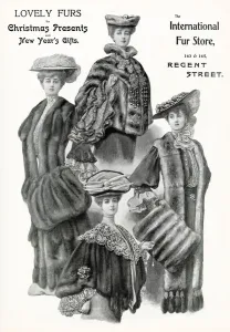 Store Prints: Advert for International Fur Store 1903