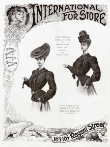 Store Prints: Advert for International Fur Store 1905