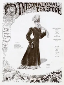Store Prints: Advert for International Fur Store 1905