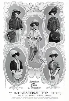 Store Prints: Advert for International Fur Store