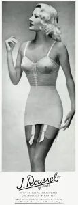 : Advert for J. Roussel underwear 1949