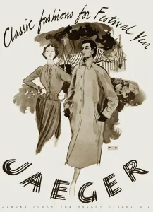 Jaeger Prints: Advertisement for Jaeger in Festival of Britain Year
