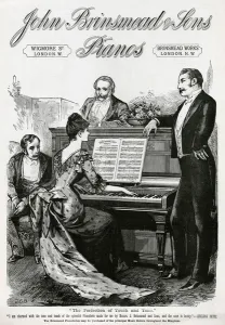 Gathering Prints: Advert for John Brinsmead & Sons pianos 1889
