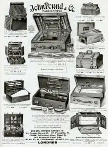 Luggage Prints: Advert for John Pound & Co cases 1913