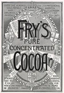 1895 Prints: Advert for J.S. Fry & Sons Cocoa 1895