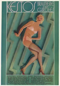 Girdle Prints: Advert for Kestos Brassiere and Girdles