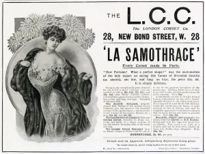 Undergarment Prints: Advert for L. C. C. womens corsets 1904