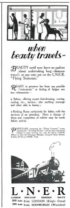 Long Prints: Advert for L. N. E. R - When Beauty Travels 1928