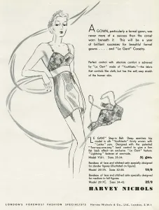 Satin Prints: Advert for Le Gant corsets