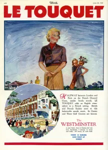 Seaside Prints: Advertisement for Le Touquet