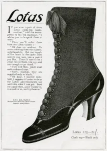 Heel Prints: Advert for Lotus boots 1916