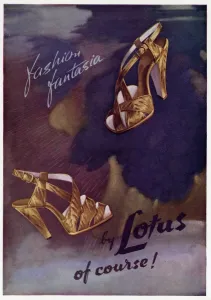 Heel Prints: Advert for Lotus shoes 1947