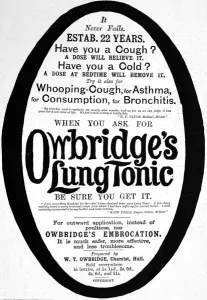 2004 Prints: Advertisement for lung tonic