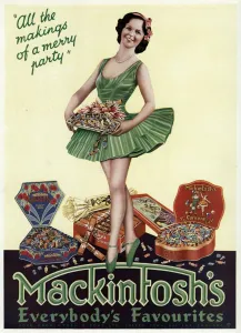 October Prints: Advert for Mackintoshs toffee 1933