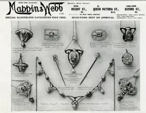 Mappin Prints: Advert for Mappin & Webb jewellery 1904