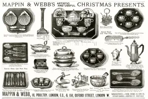 Holder Prints: Advert for Mappin & Webbs Christmas presents 1888
