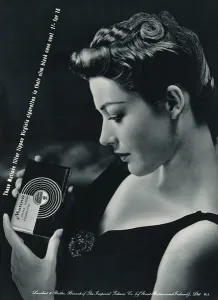 Virginia Prints: Advert for Matinee filter cigarettes 1938