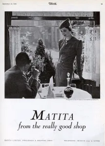 Table Prints: Advertisement for the Matita fashion label