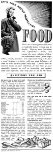 Encouraging Prints: Advert for The Ministry of Food 1942