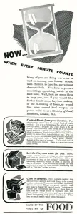 Encouraging Prints: Advert for the Ministry of Food 1942