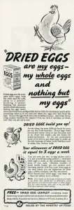 Rations Prints: Advert for the Ministry of Food 1943
