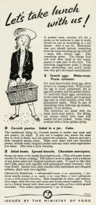 Ww 2 Prints: Advert for the Ministry of Food 1945