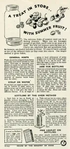 Fruit Prints: Advert for The Ministry of Food 1945