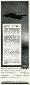 Forces Prints: Advert for money for the Y. M. C. A 1942