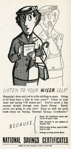 Buying Prints: Advert from the National Savings Committee 1946