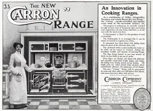Standing Prints: Advert for New Carron Company - Range 1910