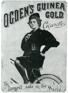 Cigarette Prints: Advert for Ocdens Guinea Gold Cigarettes 1897
