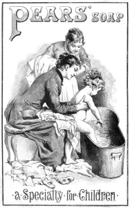 Soap Prints: Advert for Pears soap 1887