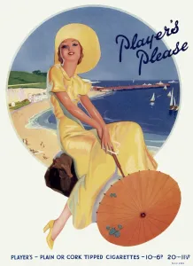 Sea Side Prints: Advert for Players Please cigarettes 1935