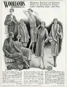 Boudoir Prints: Advert for practical womens clothing 1929