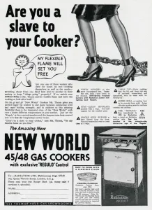 Table Prints: Advert for the Radiation New World Gas Cooker 1938
