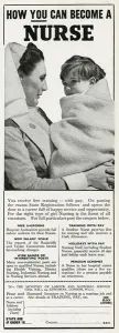 Career Prints: Advert for recruitment of nurses 1943