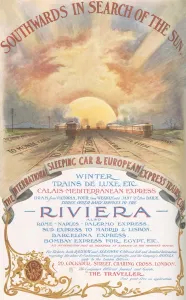 Travel Prints: Advertisement for Riviera travel