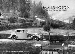 13th Prints: Advertisement for Rolls Royce cars