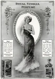 Toiletries Prints: Advert for Royal Vinolia perfume 1912