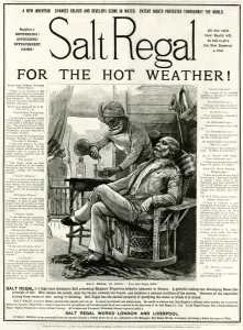 Antiseptic Prints: Advert for Salt Regal 1889