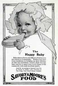 Bond Prints: Advertisement for Savory & Moores Food